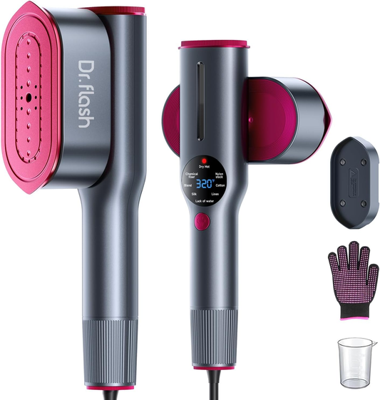 2-in-1 Handheld Steamer & Iron for Clothes — 1200W, 15-Second Heat-Up, Travel-Ready