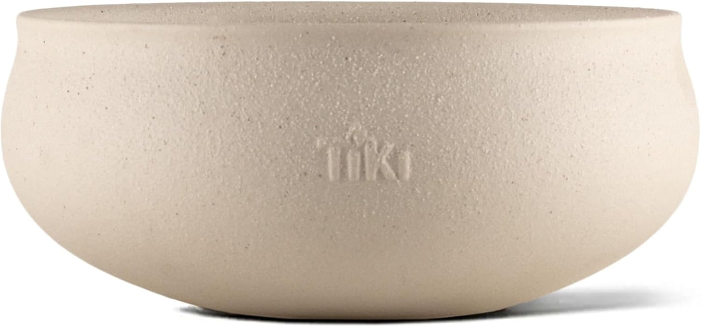 Citronella Candle 2-Pack – 7-Inch White Wax Bowl with Concrete Finish – Outdoor Decorative Candles for Patio, Deck, Garden, Backyard & Camping