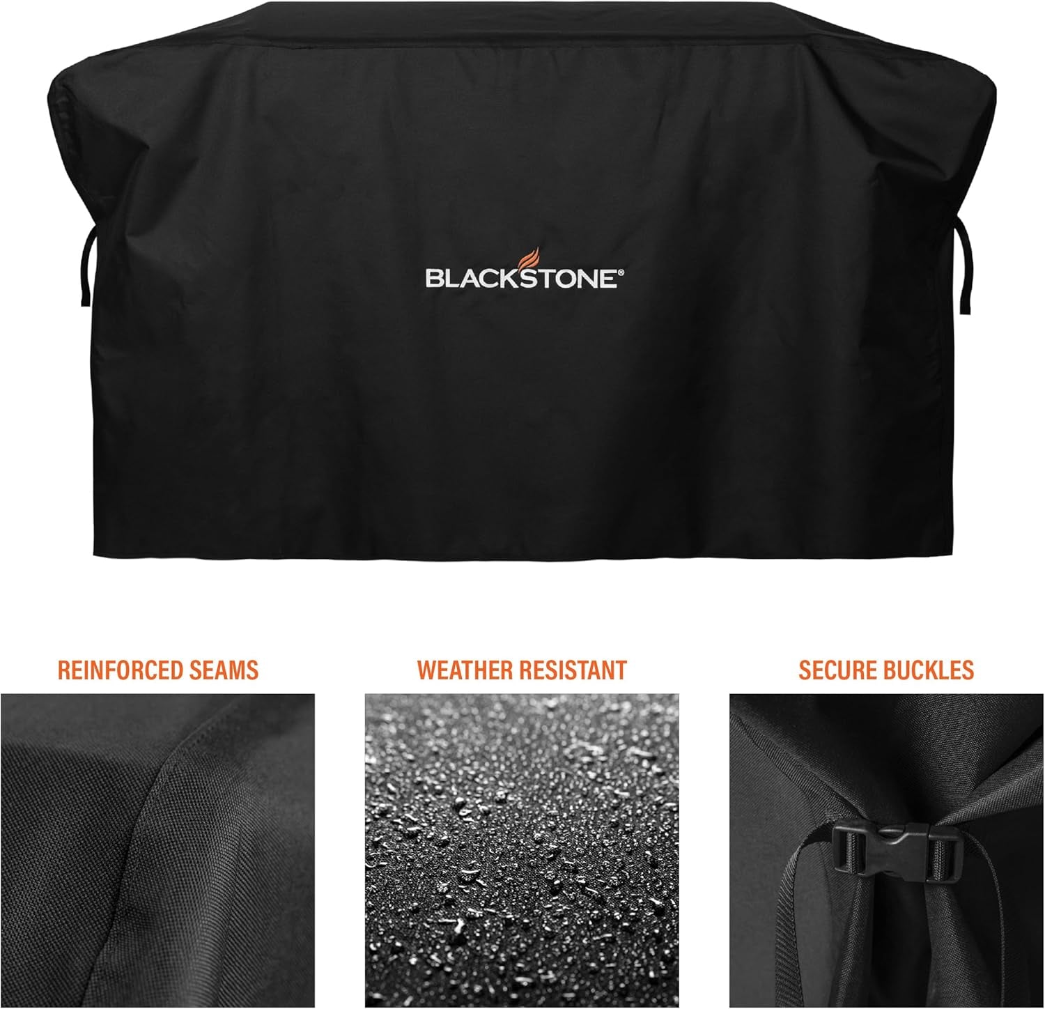 Blackstone 2450AZ 28" Omnivore Griddle with Hood Bundle | Includes 28" Griddle with Hood, Soft Cover, and Two Spatulas, Two Burner, Propane