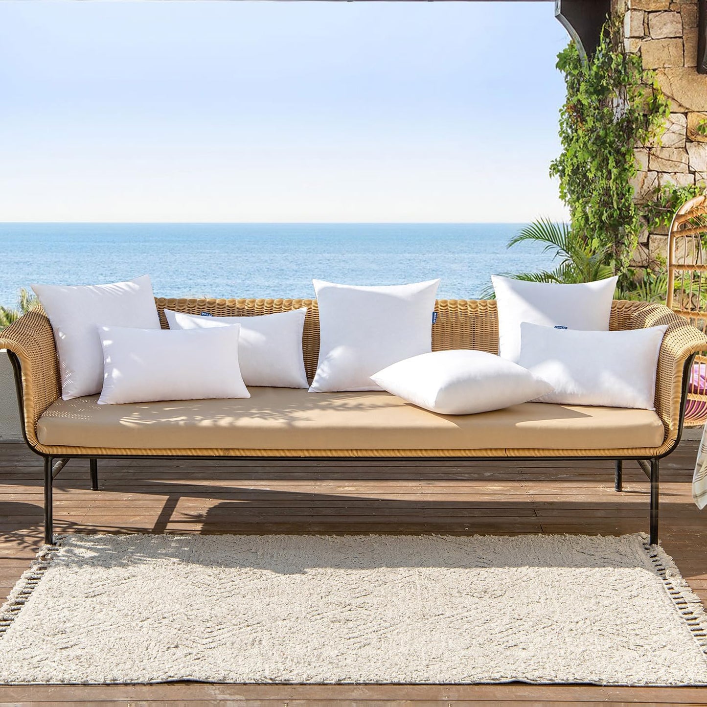 18X18 Outdoor Pillow Inserts - 2 Pack