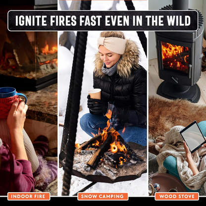 Fatwood Fire Starter Sticks — 100% Natural, Resin-Rich Kindling