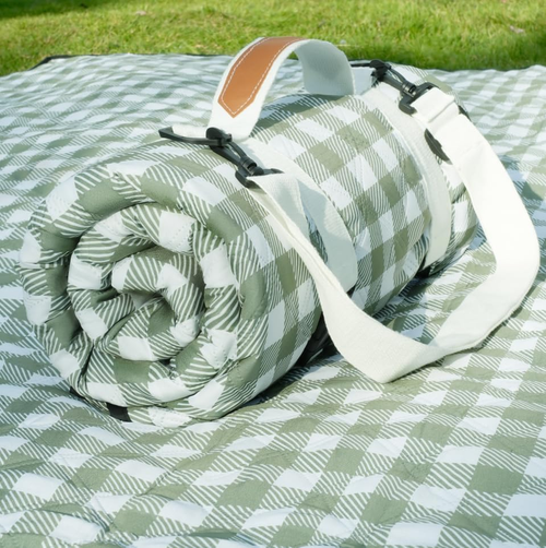 Oversized Waterproof Picnic Blanket — 80" × 80"