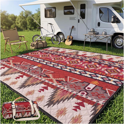 Oversized Waterproof Picnic Blanket — 80" × 80"