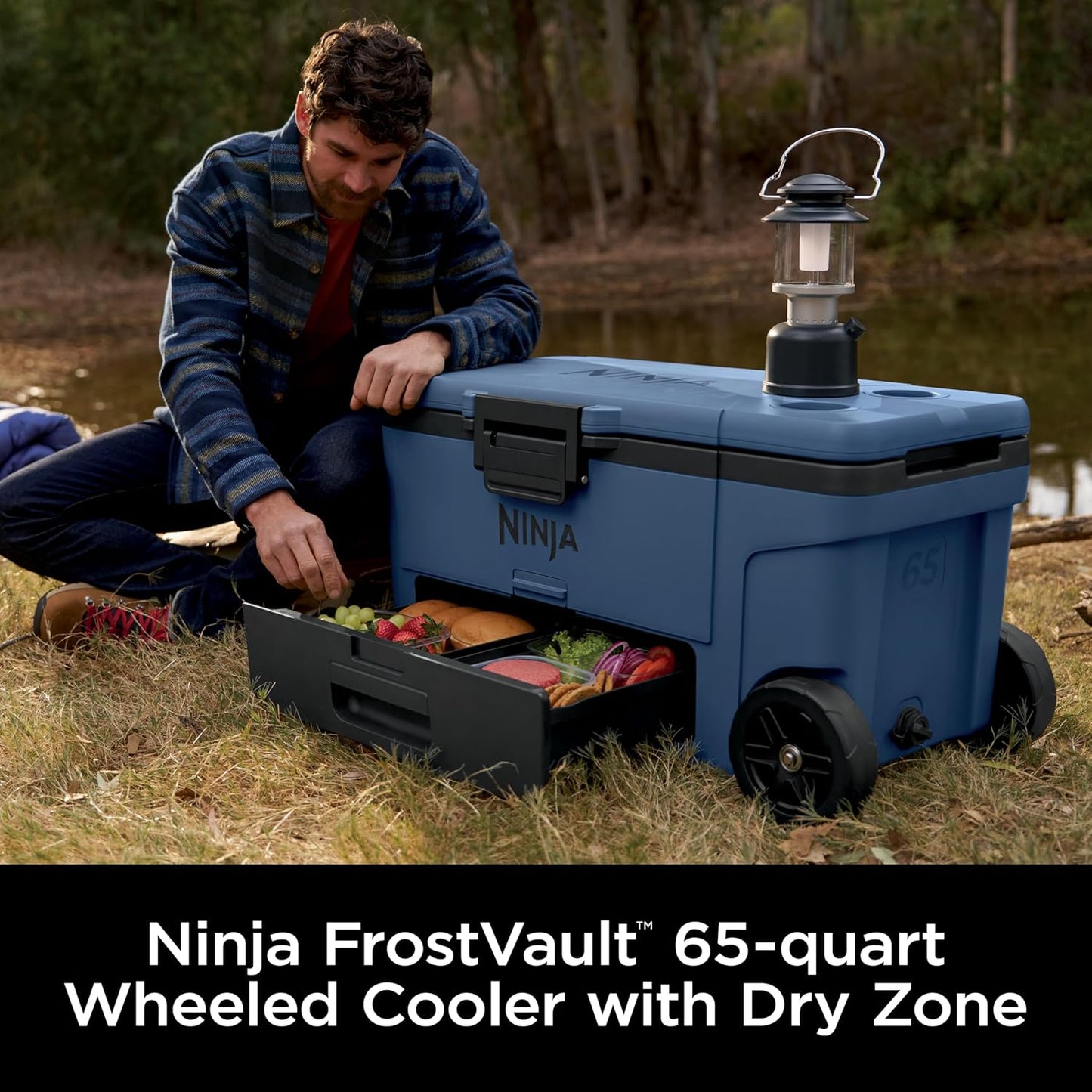 Ninja | Frostvault 65QT | Insulated Cooler with Temp Dry Storage Drawer